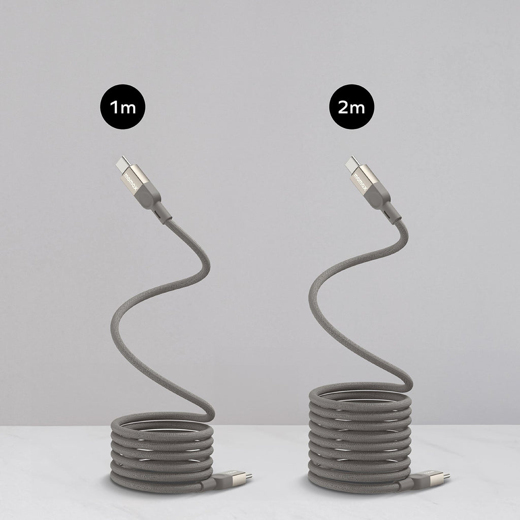 Momax Mag Link USB-C to USB-C 100W Magnetic Cable (1m) | White