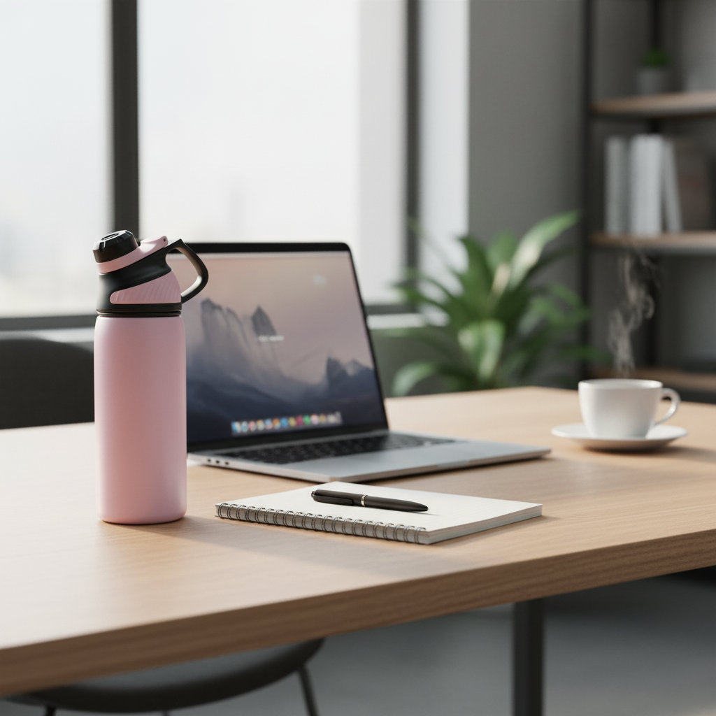 Asli Global 600ml Stainless Steel Metal Canteen for Travel Water Bottle