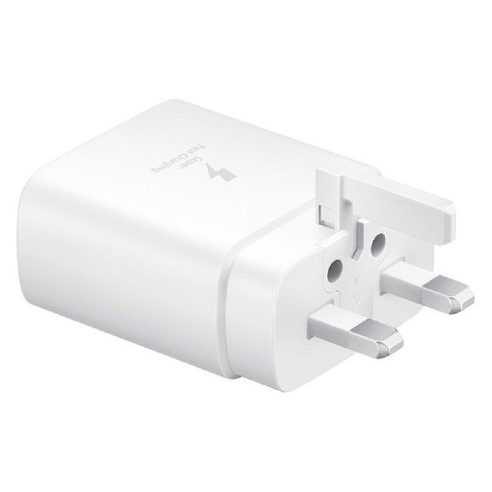 Samsung 45W Super Fast Charging Travel Adapter with USB-C to USB-C Cable | White