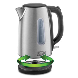 Black & Decker Stainless Steel Kettle | Silver
