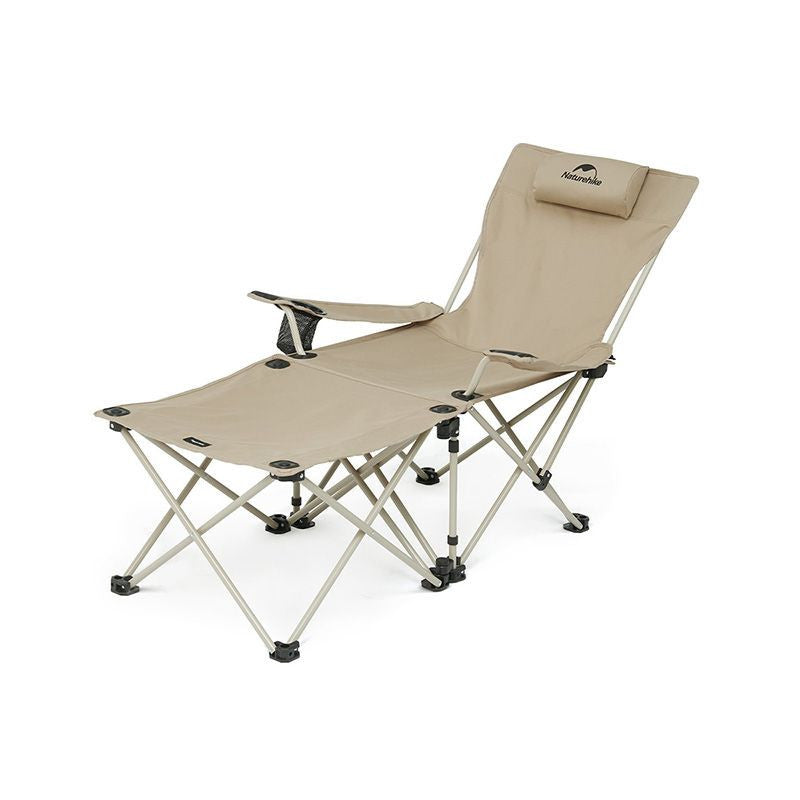 Naturehike Recliner Chair with Side Table | Khaki