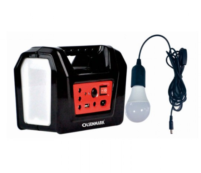 Olsenmark Portable Power Caster | Black/Red