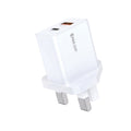 90 Percent THUNDERNEO Volt – 20W Dual-Port USB Wall Charger | White