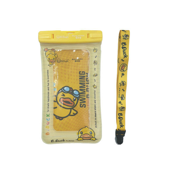 BDUCK Waterproof Phone Bag Rainproof Diving Swimming Sealed Phone Case | Yellow