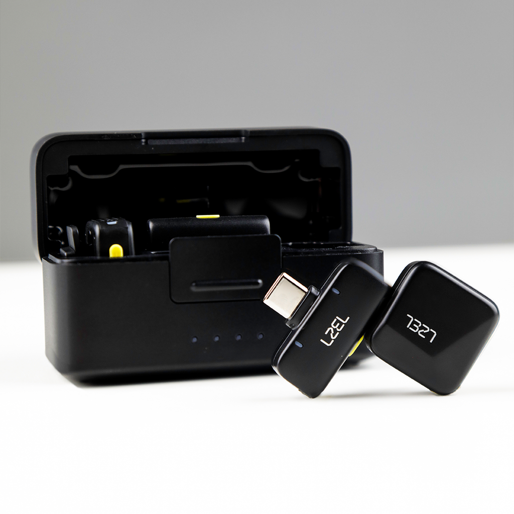LZEL 2.4 GHz Wireless Microphone – Portable, Clear Audio, Noise Reduction, Mono/Stereo