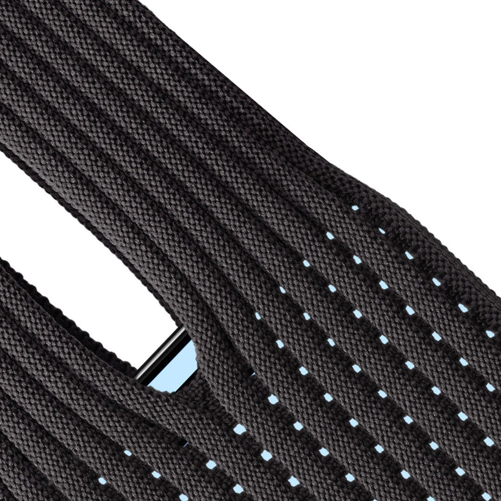 Phone Pocket with Strap â€“ Stretch Knit Wearable iPhone Holder 40 cm | Black