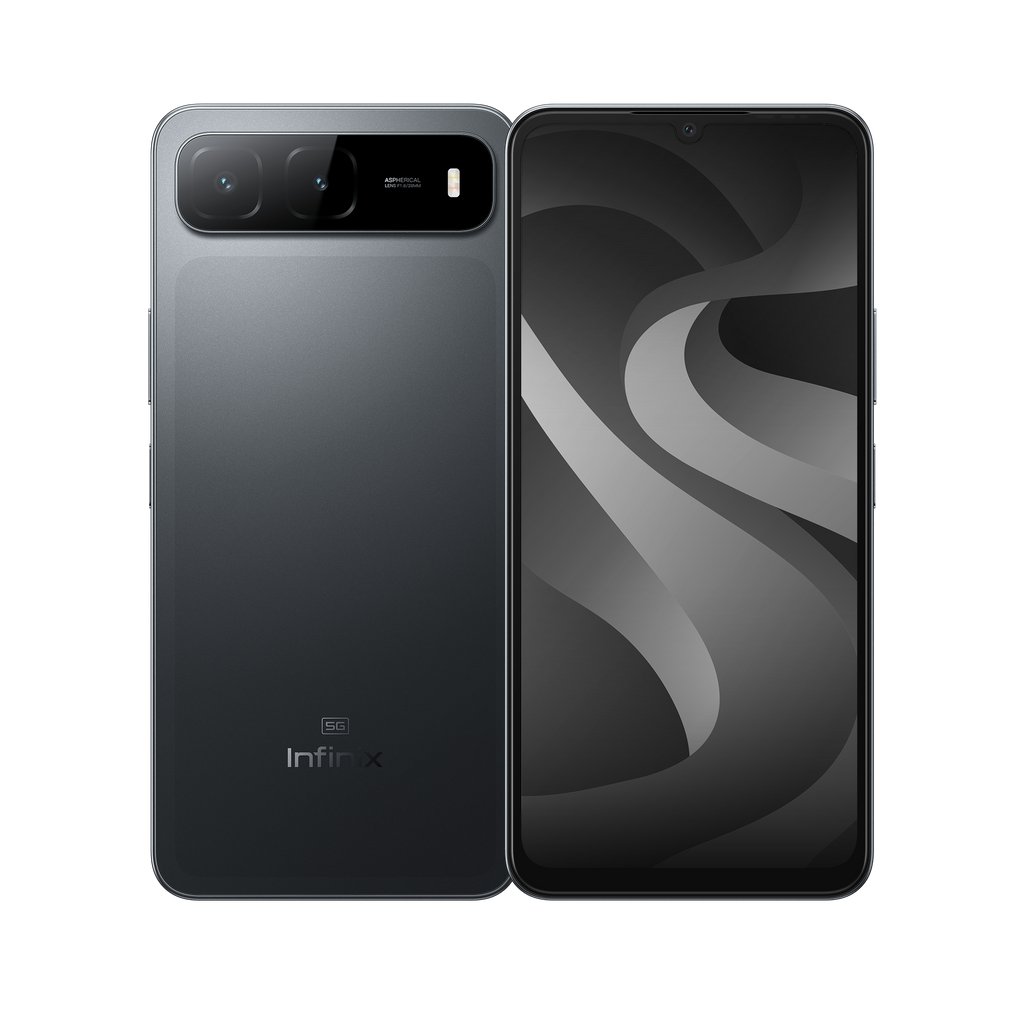 Infinix Hot 60i 5G - 6.75" 120Hz Smooth Display - 128GB Storage, 4GB RAM + 4GB Extended - 6000mAh Battery - 50MP Camera - IP64 + Bundle Offer | Sleek Black