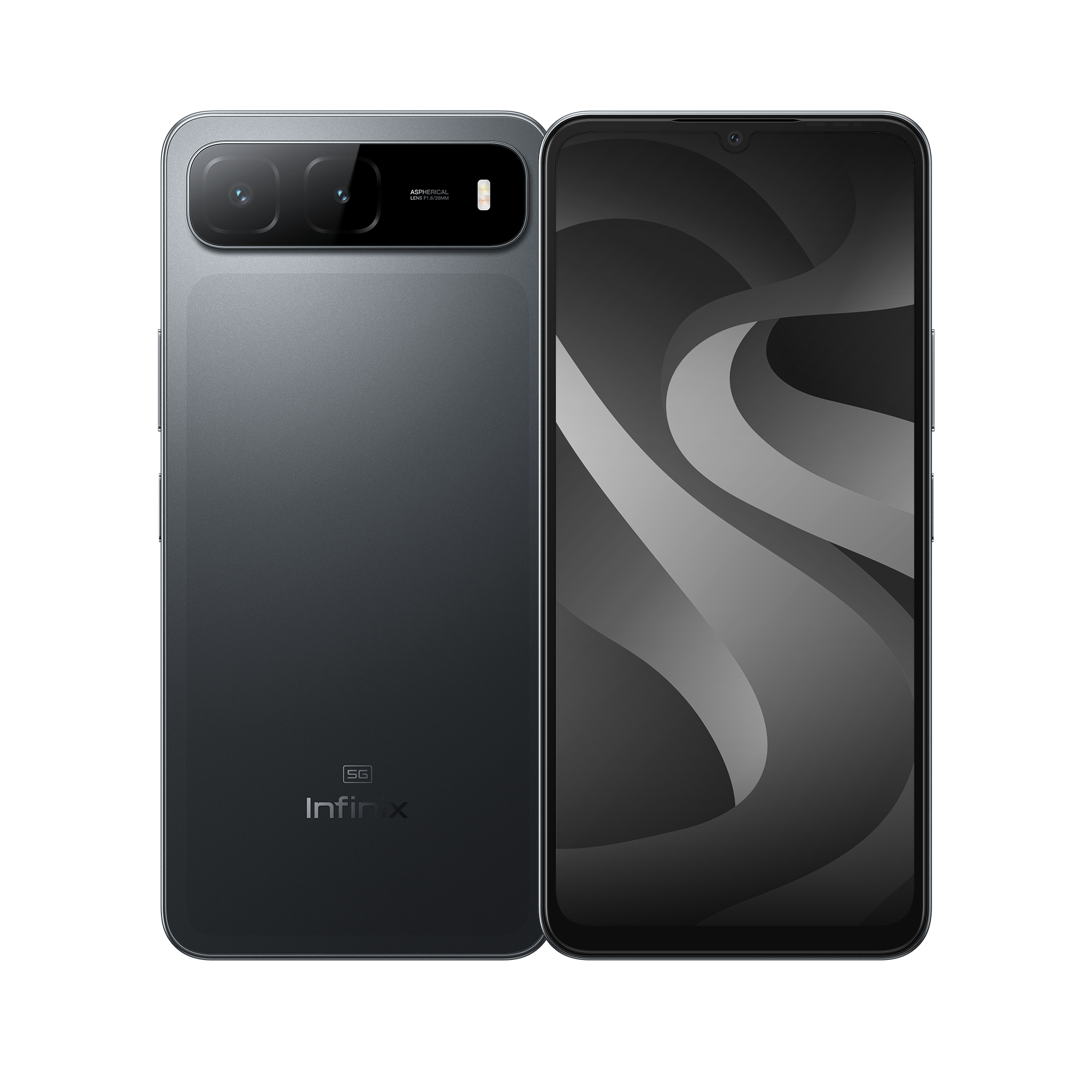 Infinix Hot 60i 5G - 6.75" 120Hz Smooth Display - 128GB Storage, 4GB RAM + 4GB Extended - 6000mAh Battery - 50MP Camera - IP64 + Bundle Offer | Sleek Black