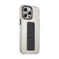Asli Global iPhone 15 Pro Max Leather Grip Stand | Black