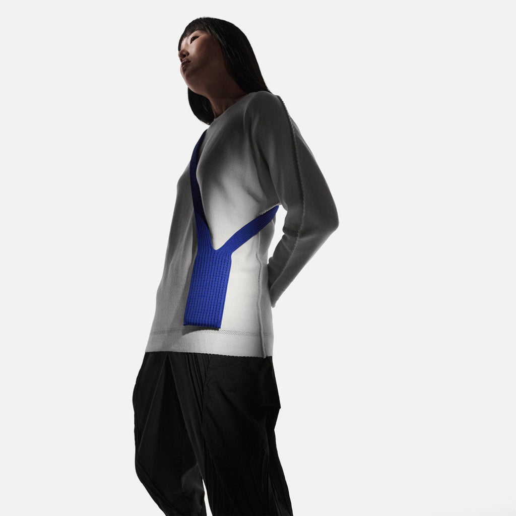 Phone Pocket with Strap â€“ Stretch Knit Wearable iPhone Holder 80 cm | Sapphire