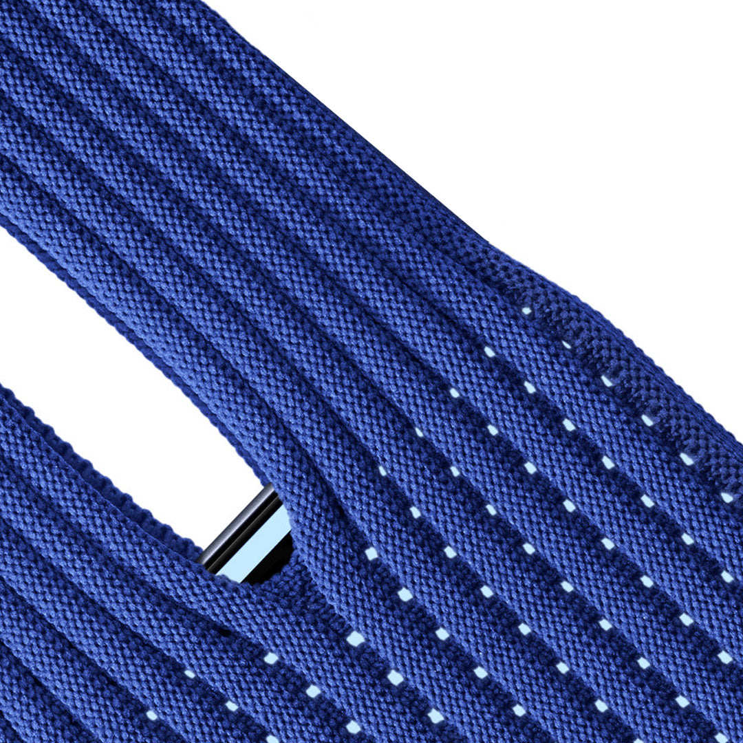 Phone Pocket with Strap â€“ Stretch Knit Wearable iPhone Holder 40 cm | Sapphire