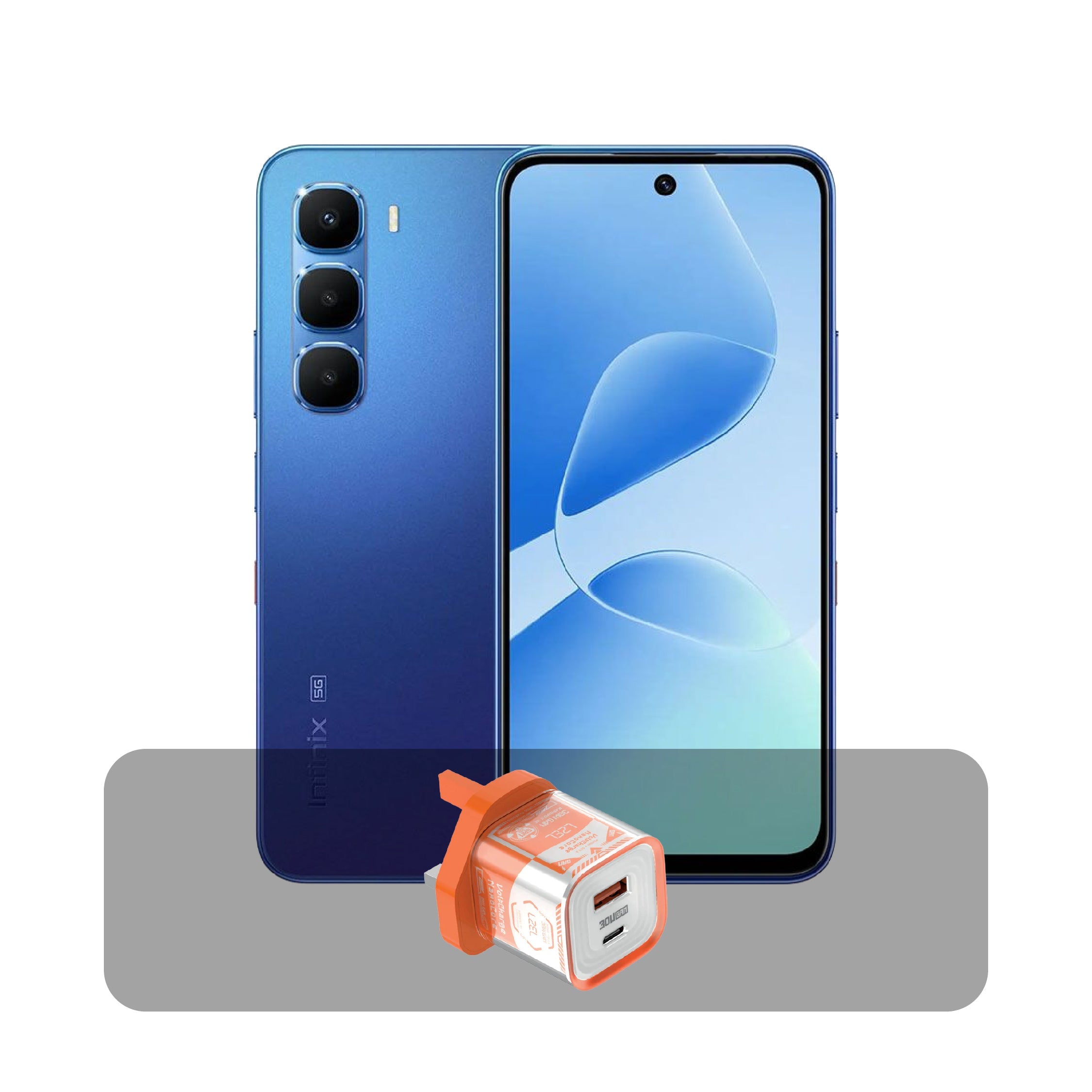 Infinix Hot 60 5G - 6GB RAM - 128GB Storage  Bundle Offer | Shadow Blue