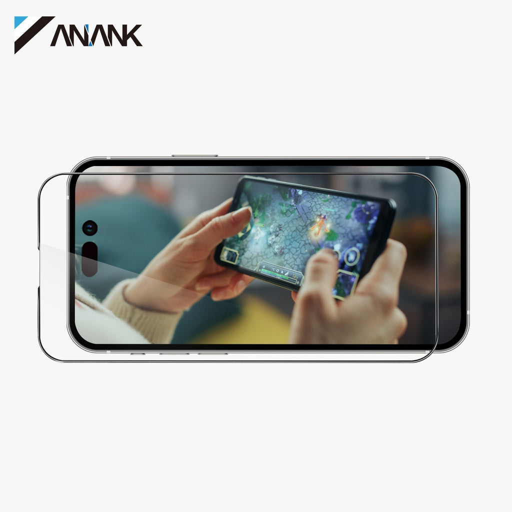 Anank iPhone 15 Pro Glass 2.5D Anti Finger Print