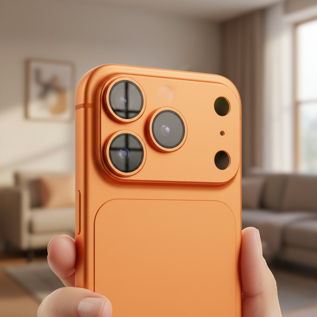 Anank All-in-one Camera Guard For iPhone 17 Pro | Cosmic Orange