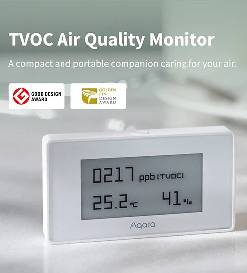 Aqara Indoor Air Quality Monitor, Pollution Meter