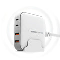 Momax ONEPLUG 100W 4-Port GaN Desktop Charger UK | White
