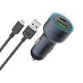 Momax MoVe Dual-Port Car Charger 67W with Charging Cable