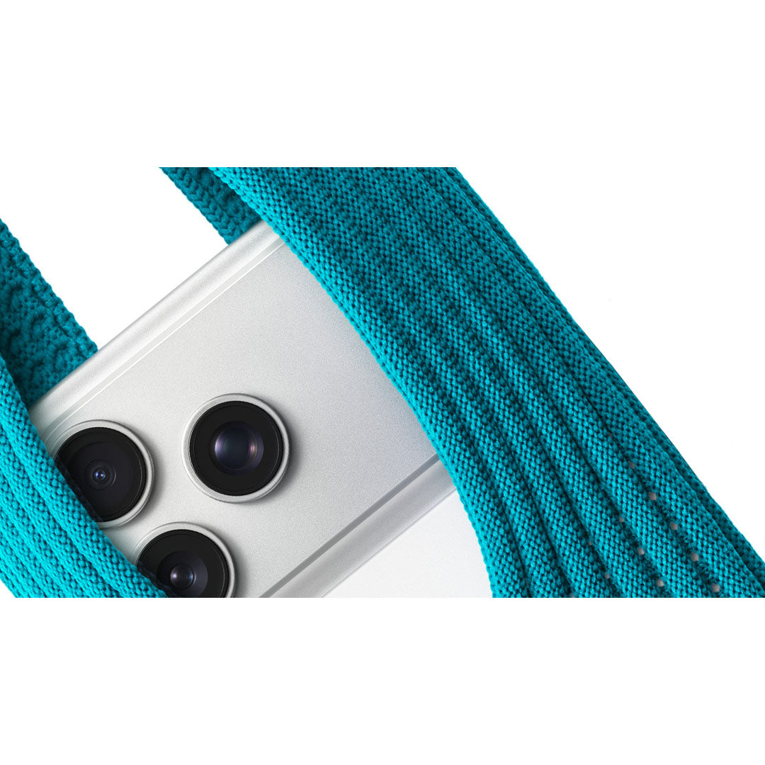 Phone Pocket with Strap â€“ Stretch Knit Wearable iPhone Holder 40 cm | Peacock