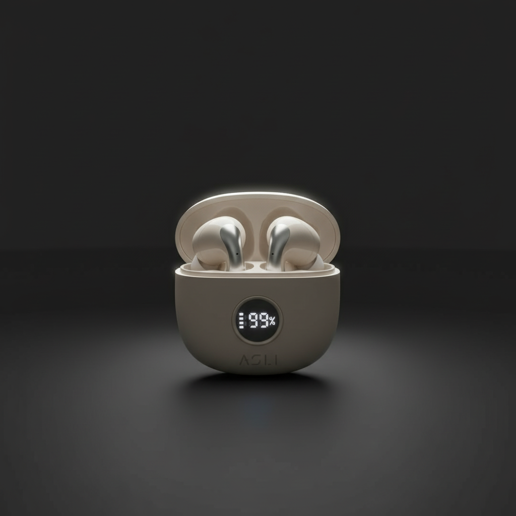 Asli Global EchoPods Pro TWS Bluetooth Earbuds with Touch Control IPX4 | Gold
