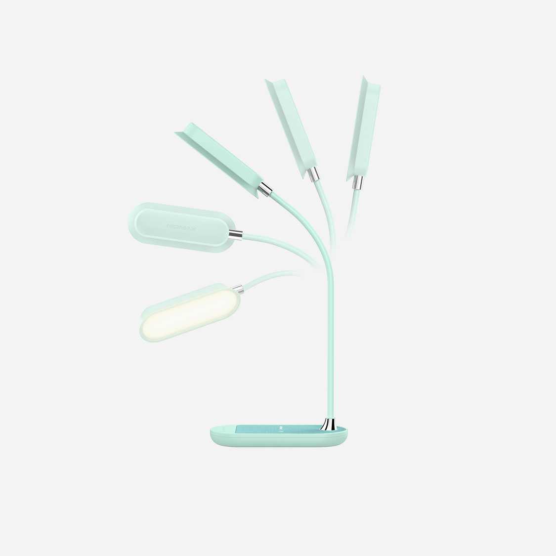 Momax Q.Led Flex Mini lamp with Wireless Charging Base | Green