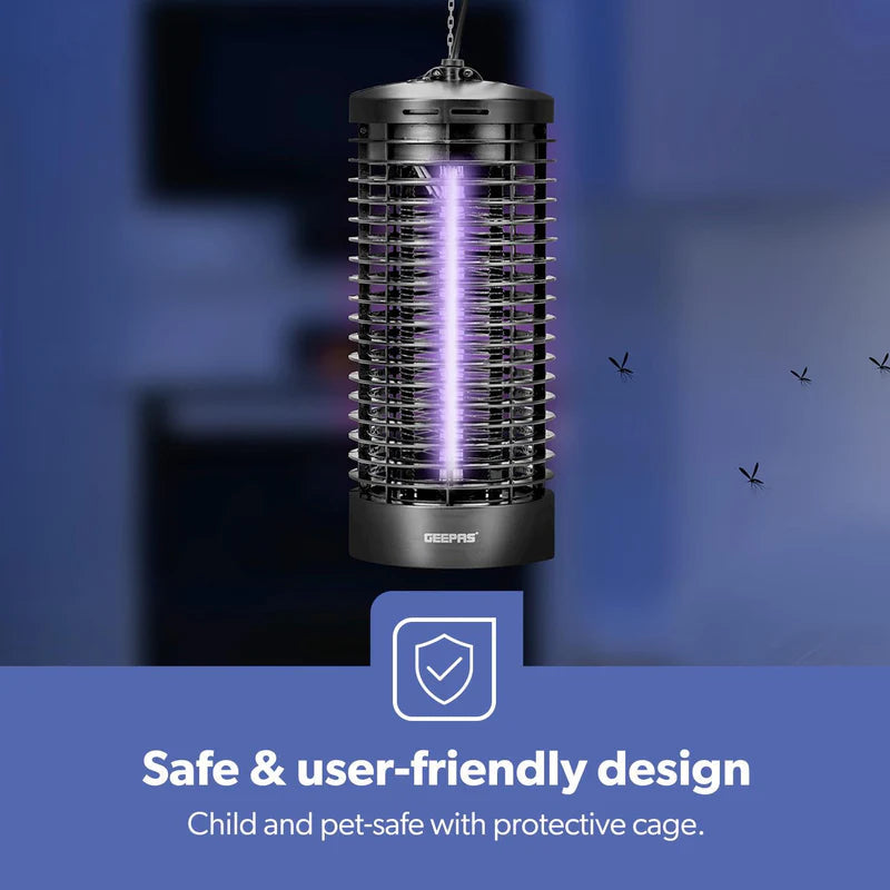Geepas Electric Insect Killer 6W | UV Mosquito & Fly Trap, Chemical-Free & Safe