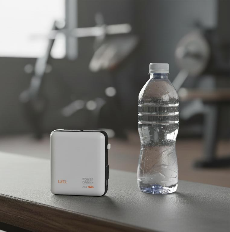 LZEL ZenoFlex Volt Mini 10000mAh PD Power Bank â€“ 20W Output / 18W Input | White