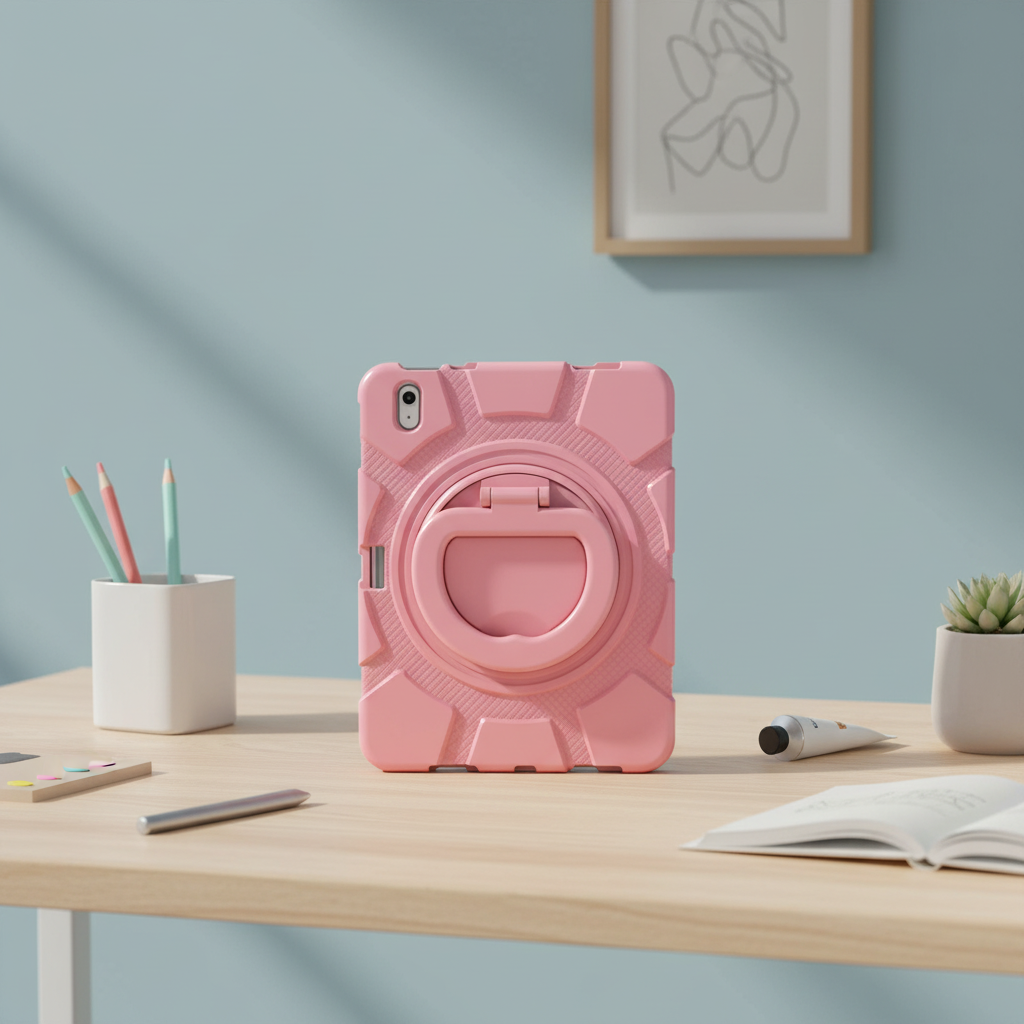 Asli Global Smartix Armor Shockproof Case for iPad 10th & 11th Generation (10.9" & 11") | Rose Gold