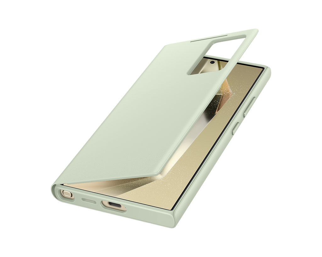 Samsung Galaxy S24 Ultra Smart View Wallet Case | Light Green