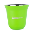 Small Double Wall Insulated Stainless Steel Espresso Cup 80 ml â Reusable & Dishwasher Safe Mugs | Green