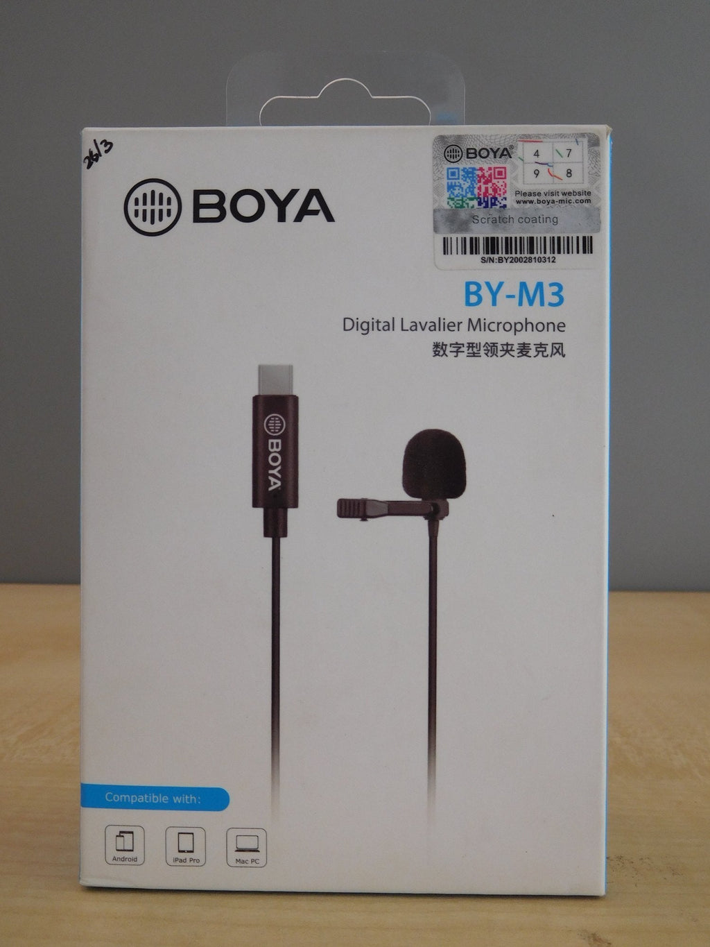 Boya Digital Lavalier Microphone Type-C