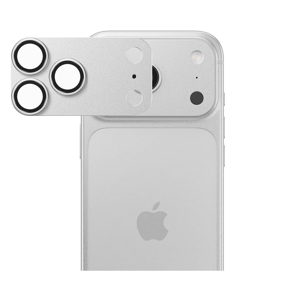 LZEL Metal Tempered Glass Camera For Iphone 17 Pro Max | Silver