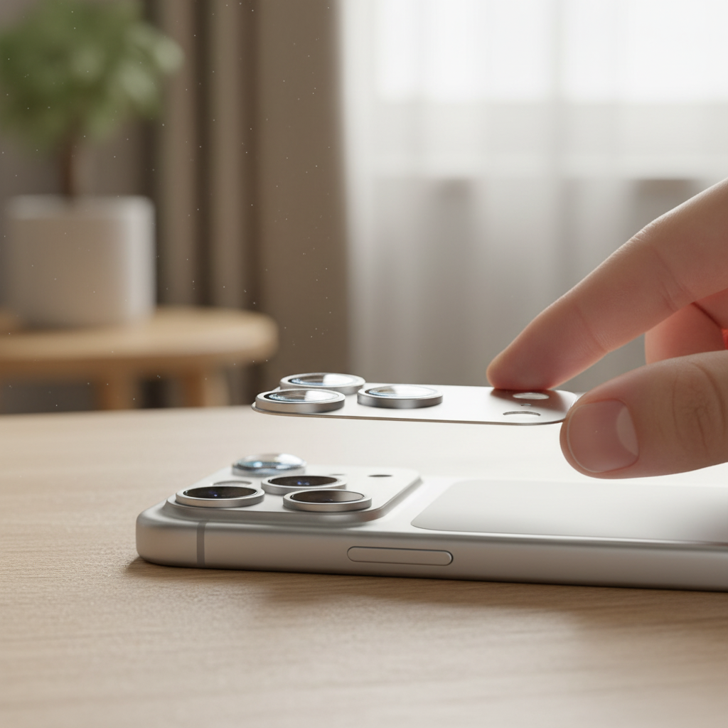 Anank All-in-one Camera Guard For iPhone 17 Pro Max | Silver