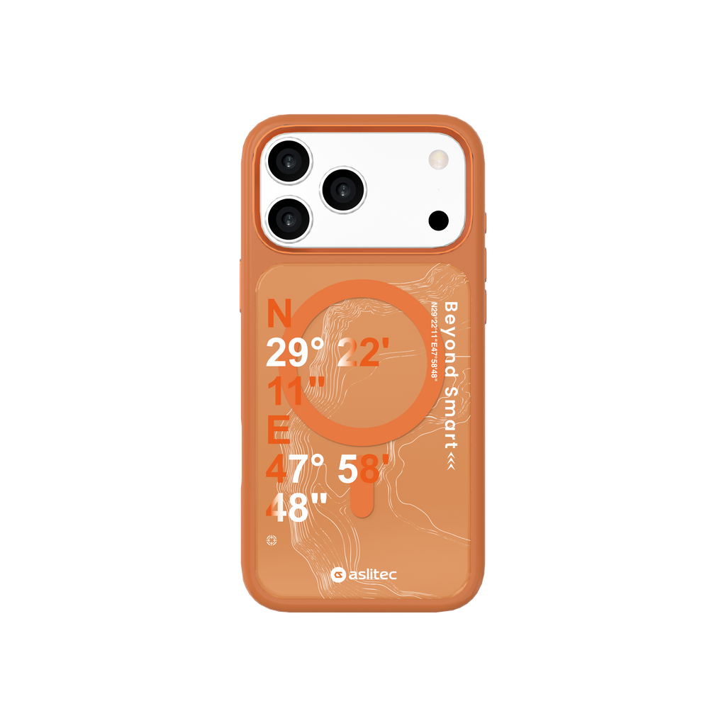 aslitec GEOMAG Premium Silicone MagSafe Case with Metal Accents for iPhone 18 Pro & 18 Pro Max