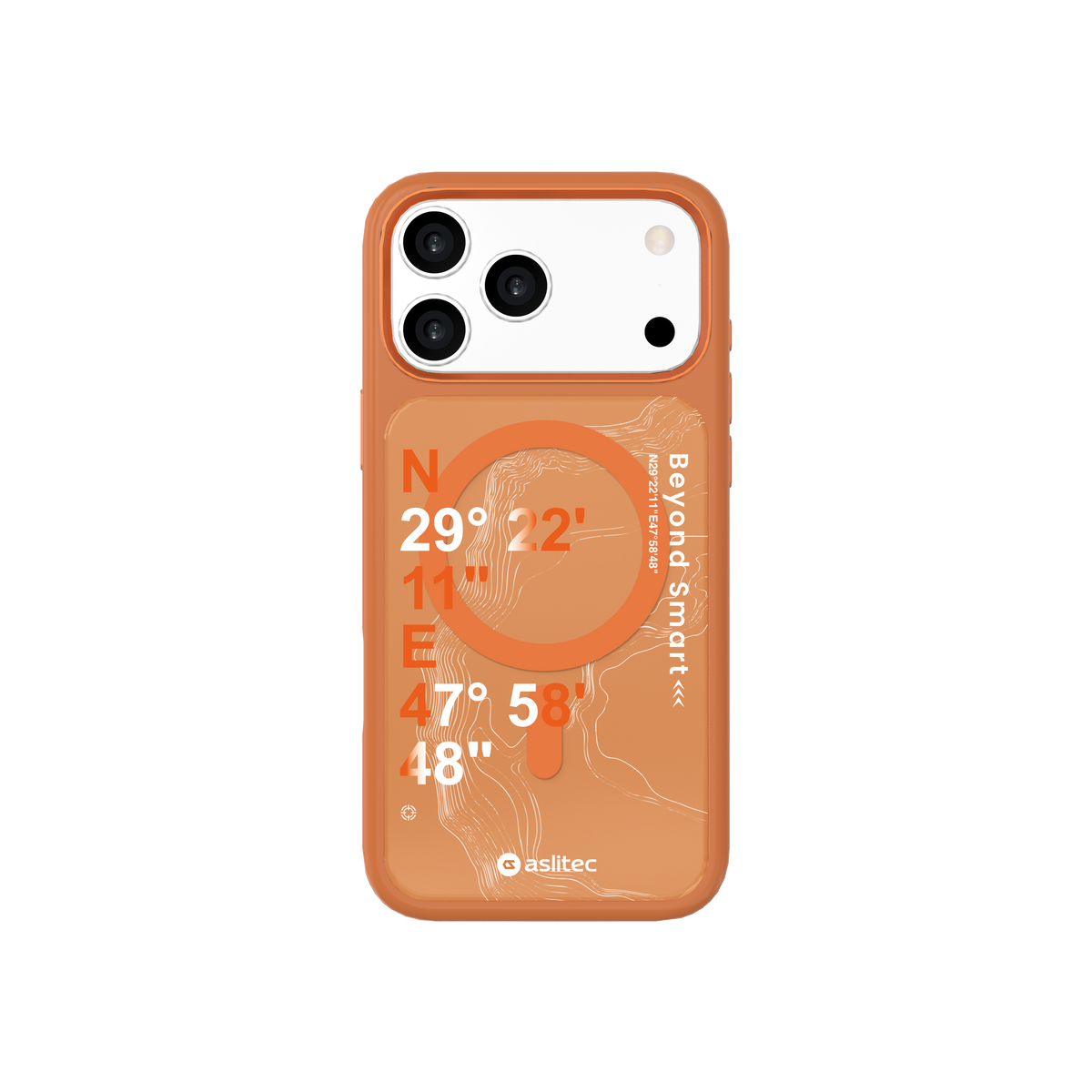 aslitec GEOMAG Premium Silicone MagSafe Case with Metal Accents for iPhone 18 Pro & 18 Pro Max