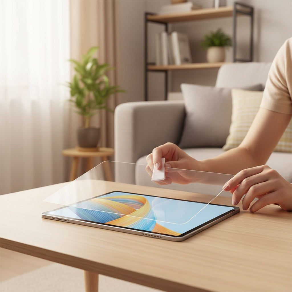 Asli Global E-Touch Shield Premium Glass With Applicator for iPad 9 (10.2") | Clear