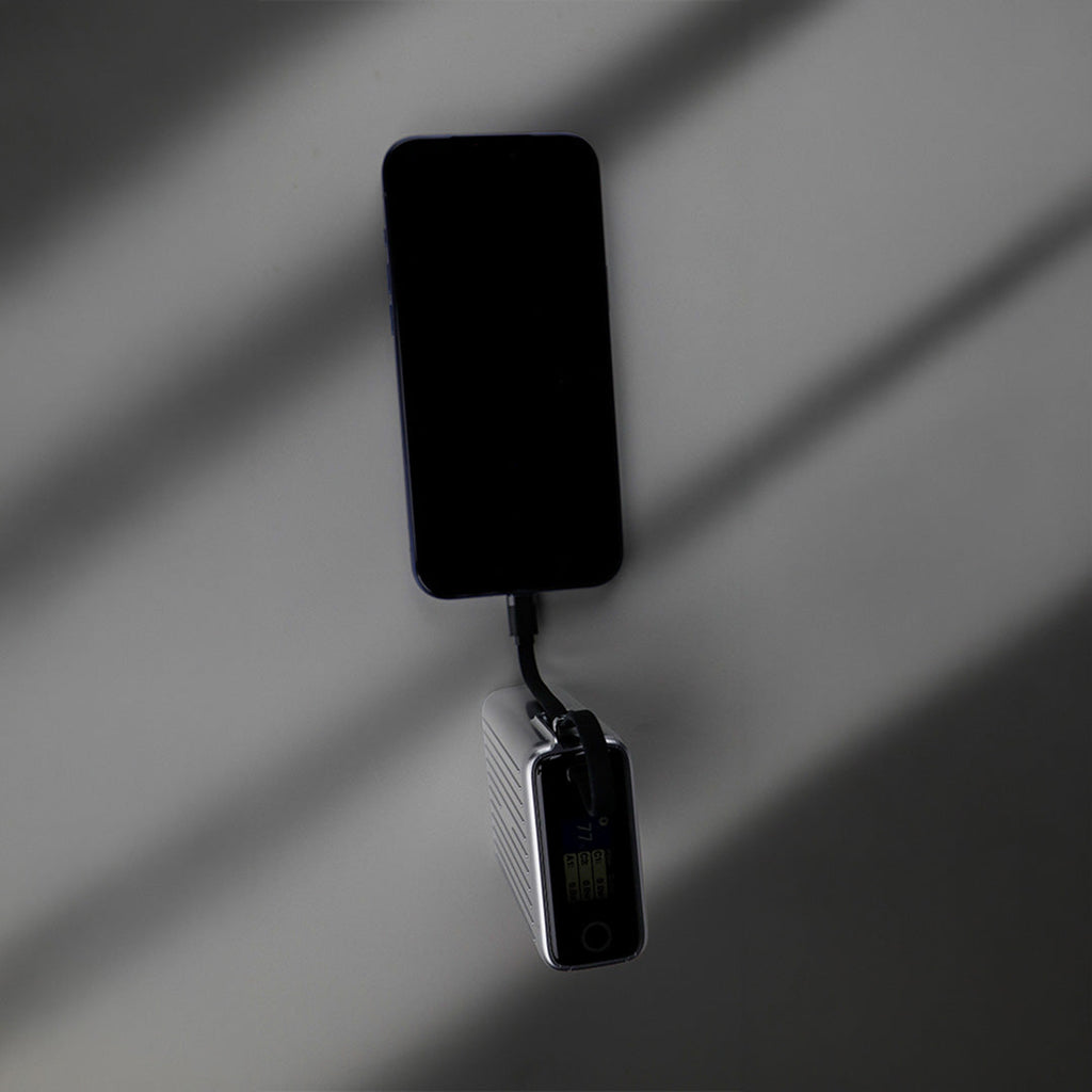 LZEL Neurode Sync 20000Mah Pd3.0 & Qc3.0| 65W |Built-In-Usb-C Cable Pd Power Bank