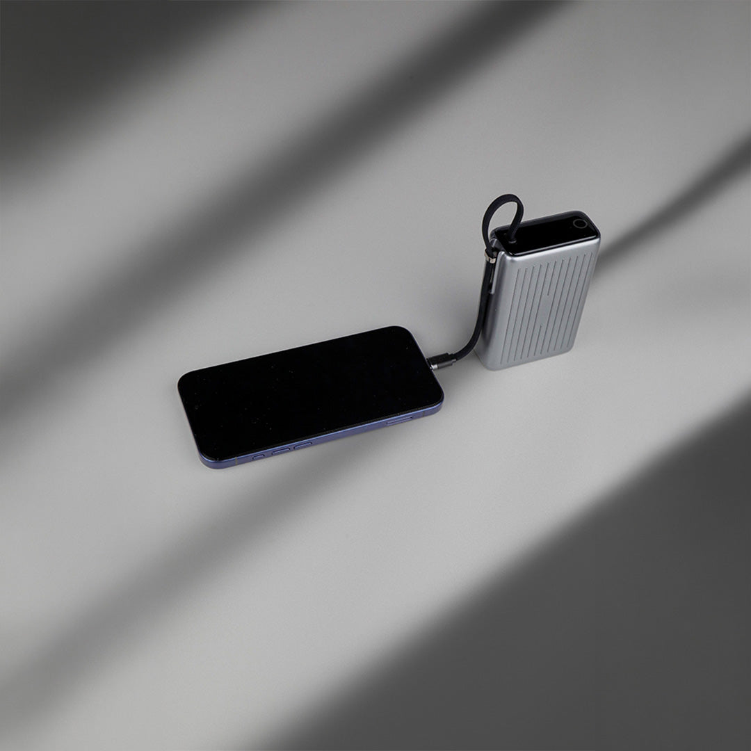 LZEL Neurode Sync 20000Mah Pd3.0 & Qc3.0| 65W |Built-In-Usb-C Cable Pd Power Bank