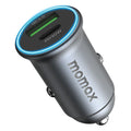 Momax MoVe 30W Dual-Port Car Charger | Space Grey
