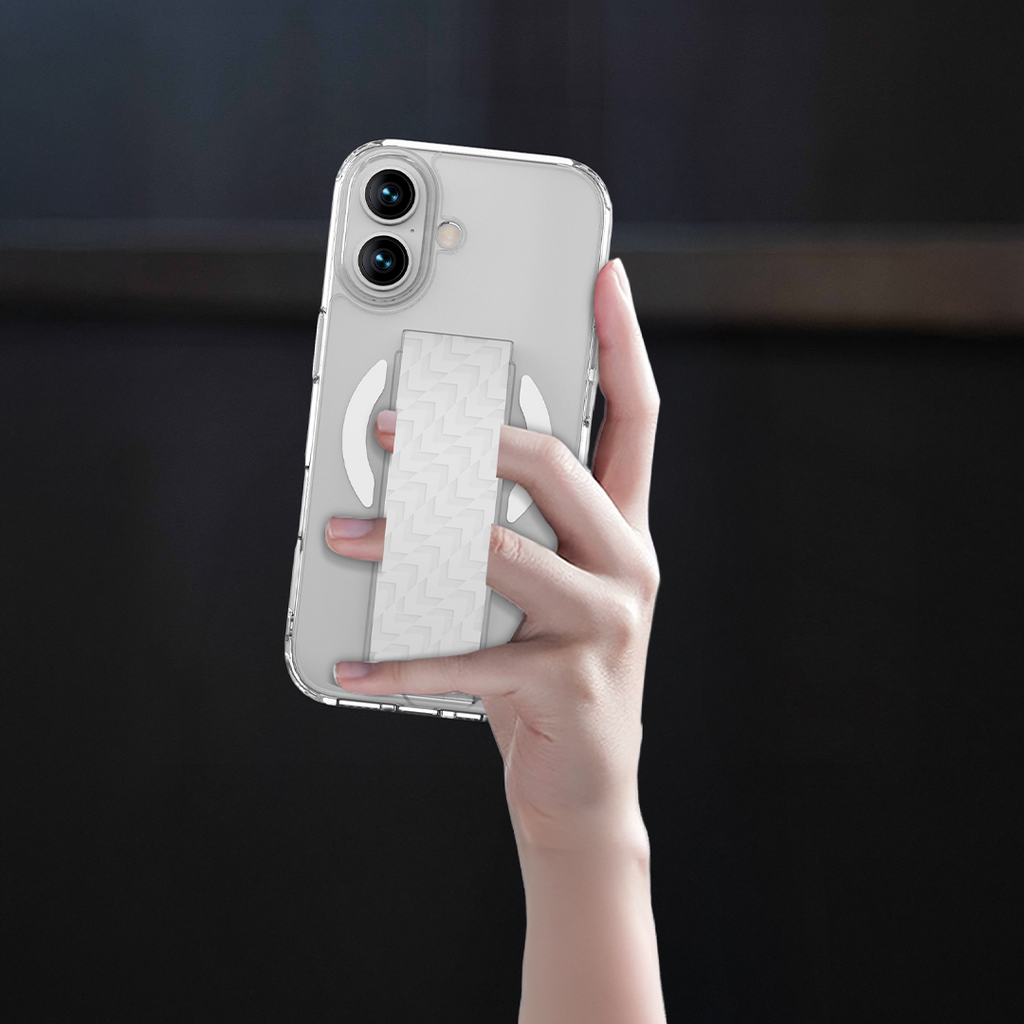 LZEL MagNexa Grip MagSafe Case for iPhone 17 | White