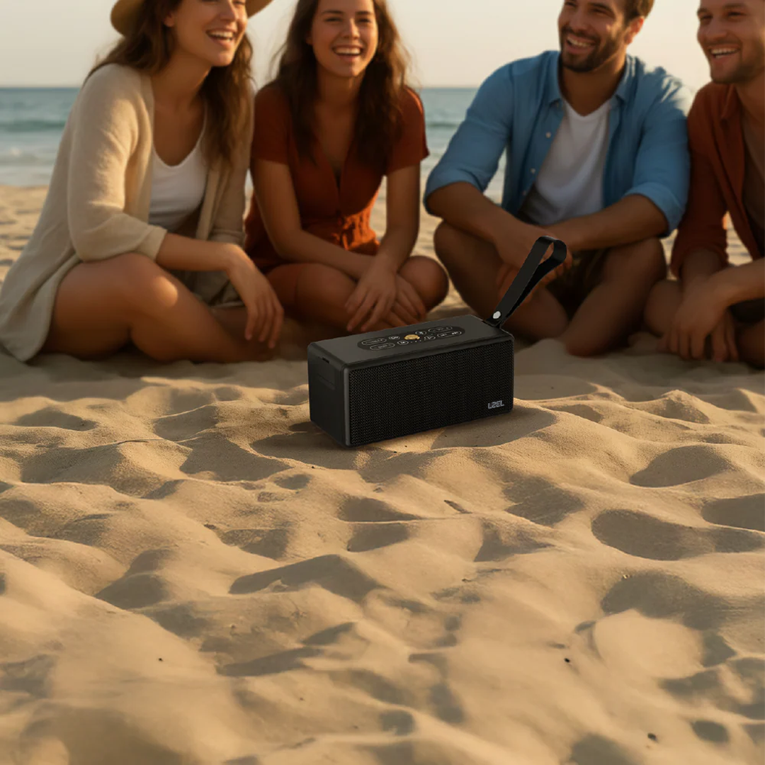 LZEL Aquilasonus Xl Premium Wireless Speaker With Deep Bass Bluetooth 5.4 - Optional Mic Support - 6000mah Battery