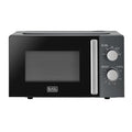 Black & Decker Microwave Oven 20 Liter 700 Watt | Black With Chrome