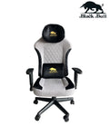 Black Bull Gaming Chair With Molded Headrest Up & Down | Fabric Black/Gray