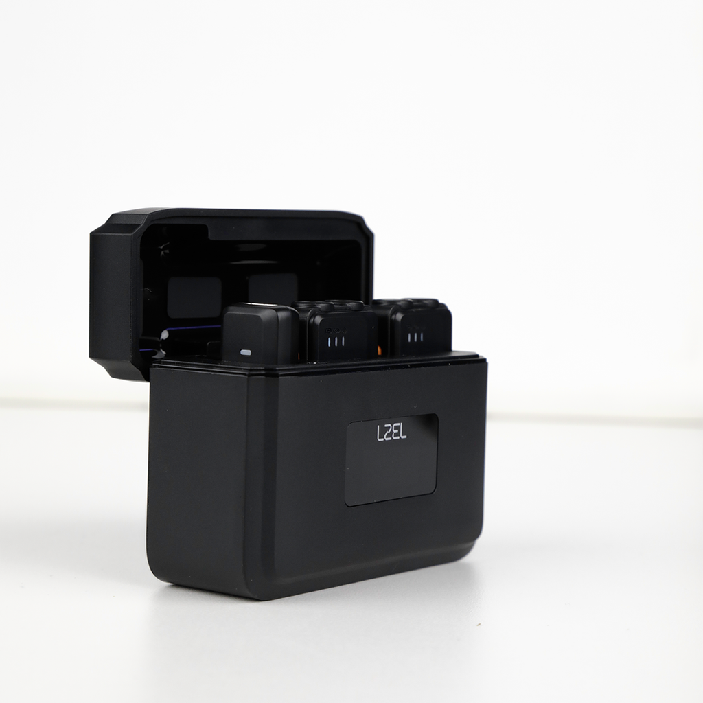 LZEL 2.4 GHz Wireless Microphone – Portable, AI Noise Reduction, 48 kHz High-Fidelity Audio