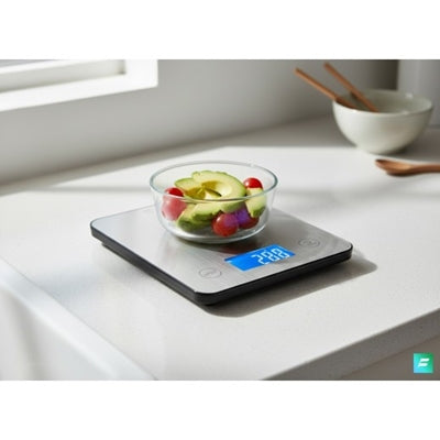 FitDays Smart Kitchen Scale | Silver