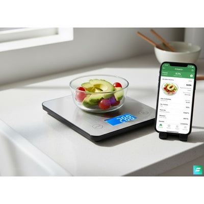 FitDays Smart Kitchen Scale | Silver