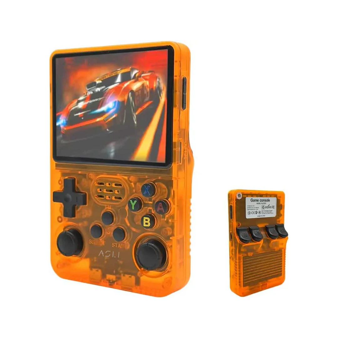 Asli Global Xretro Engine 3.5 Xretro Handheld Game Console With Linux System 128GB | Orange