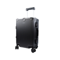 90 Percent 4 Wheels ABS Aluminum Frame 24 Inch Suitcase | Dark Gray