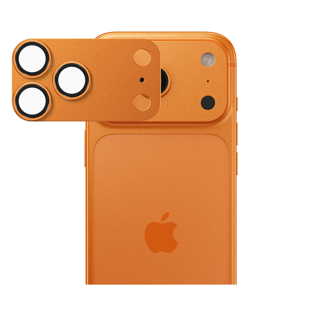 LZEL Metal Tempered Glass Camera For Iphone 17 Pro | Orange