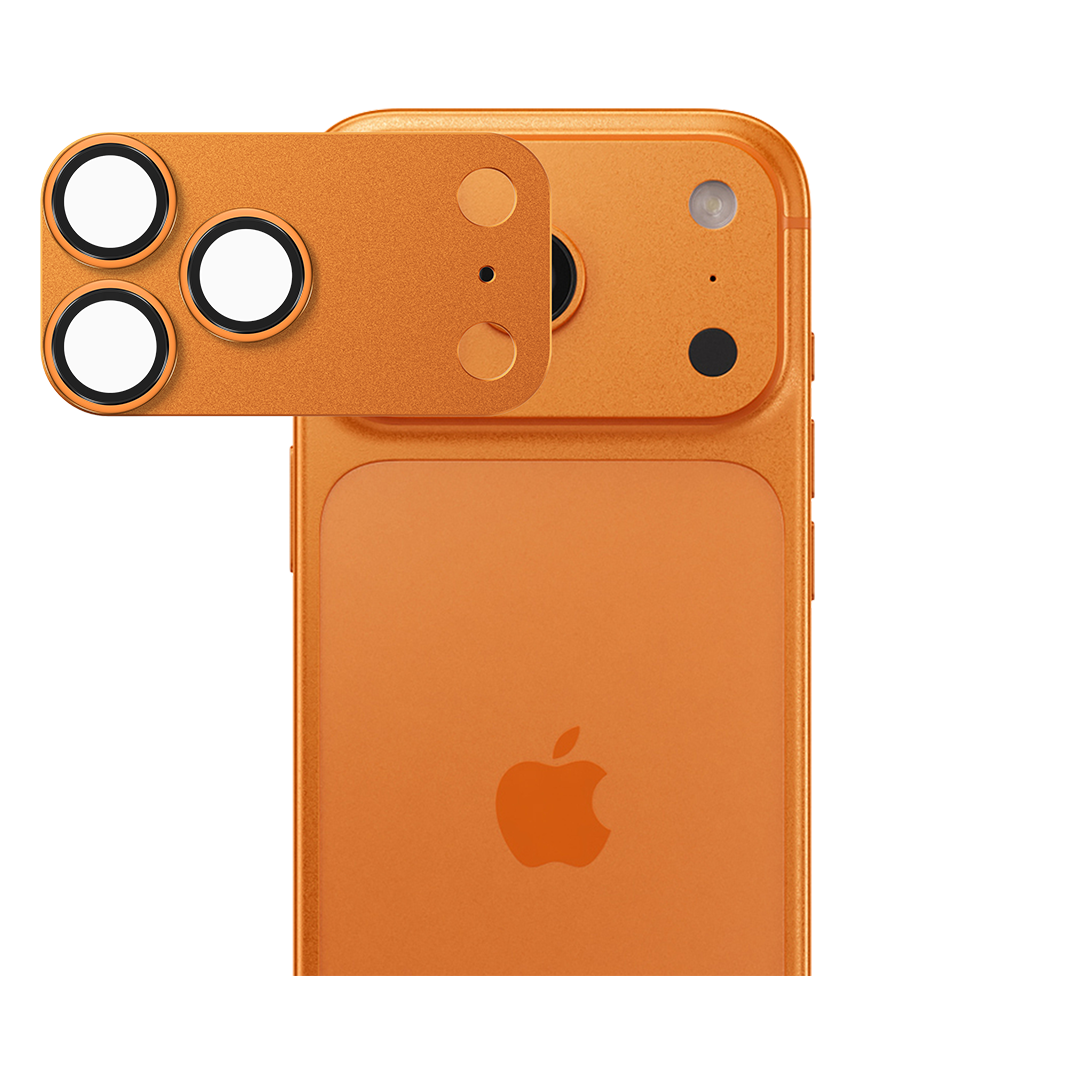 LZEL Metal Tempered Glass Camera For Iphone 17 Pro | Orange