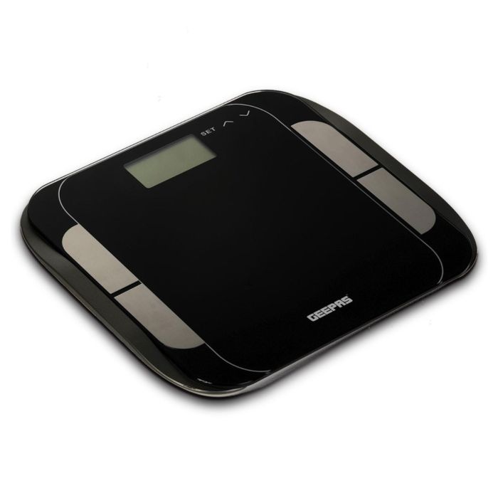 Geepas Digital Body Fat Scale, BIA, LCD, 180kg | Smart Measurement